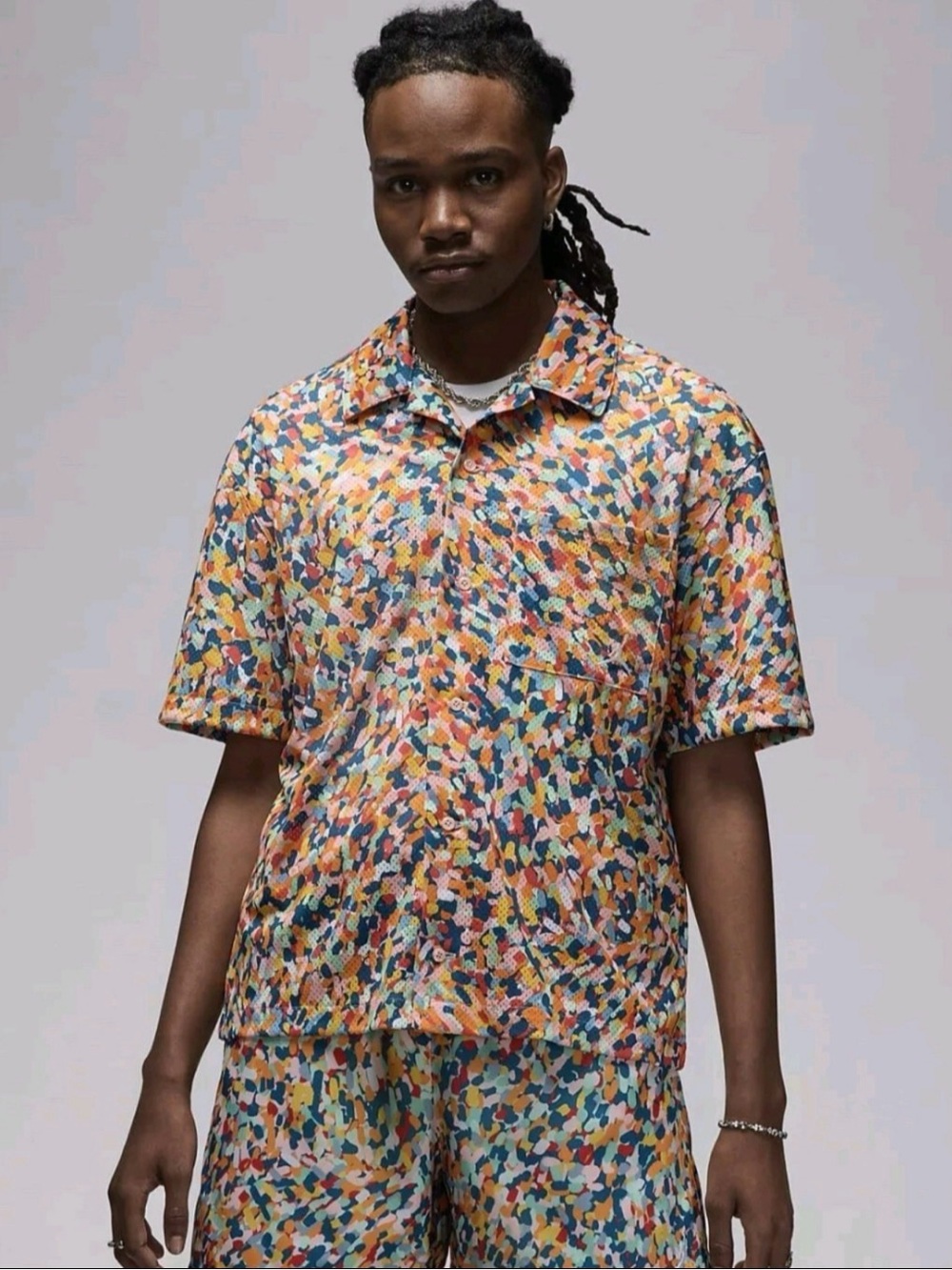 Jordan Essential Poolside AOP Top Large tall